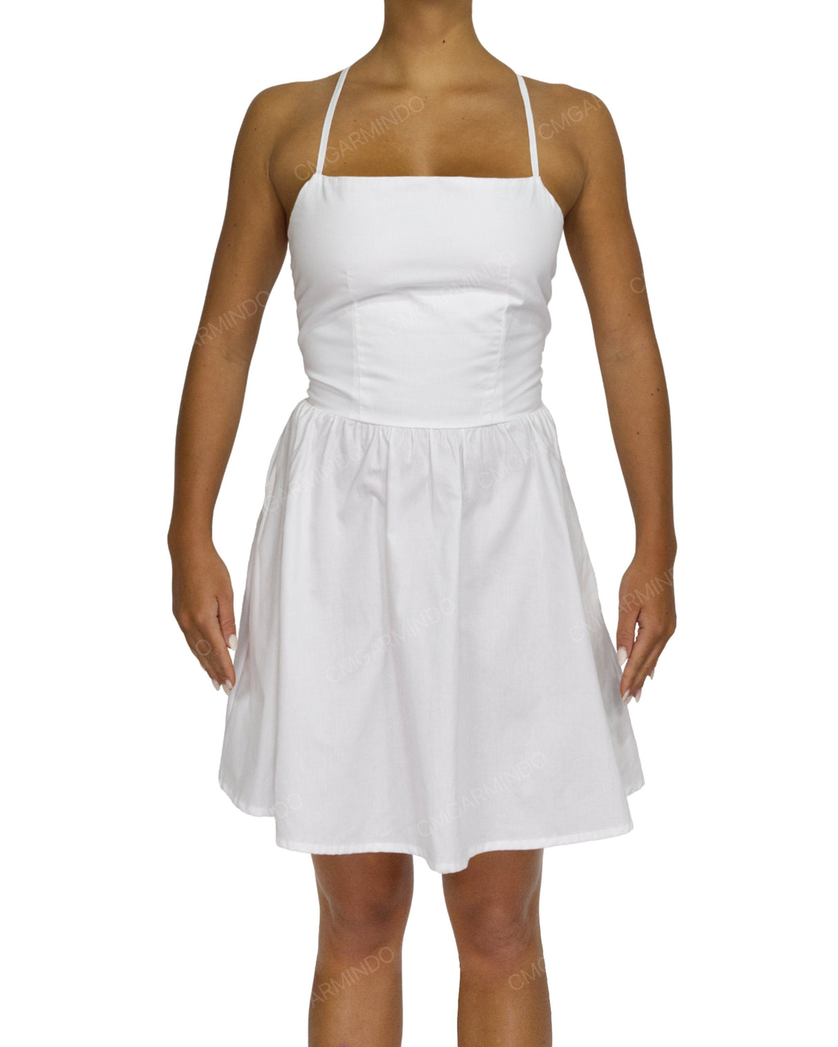 Criss Cross Back Mini Dress