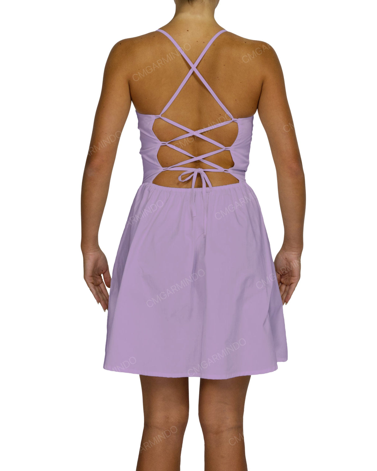Criss Cross Back Mini Dress