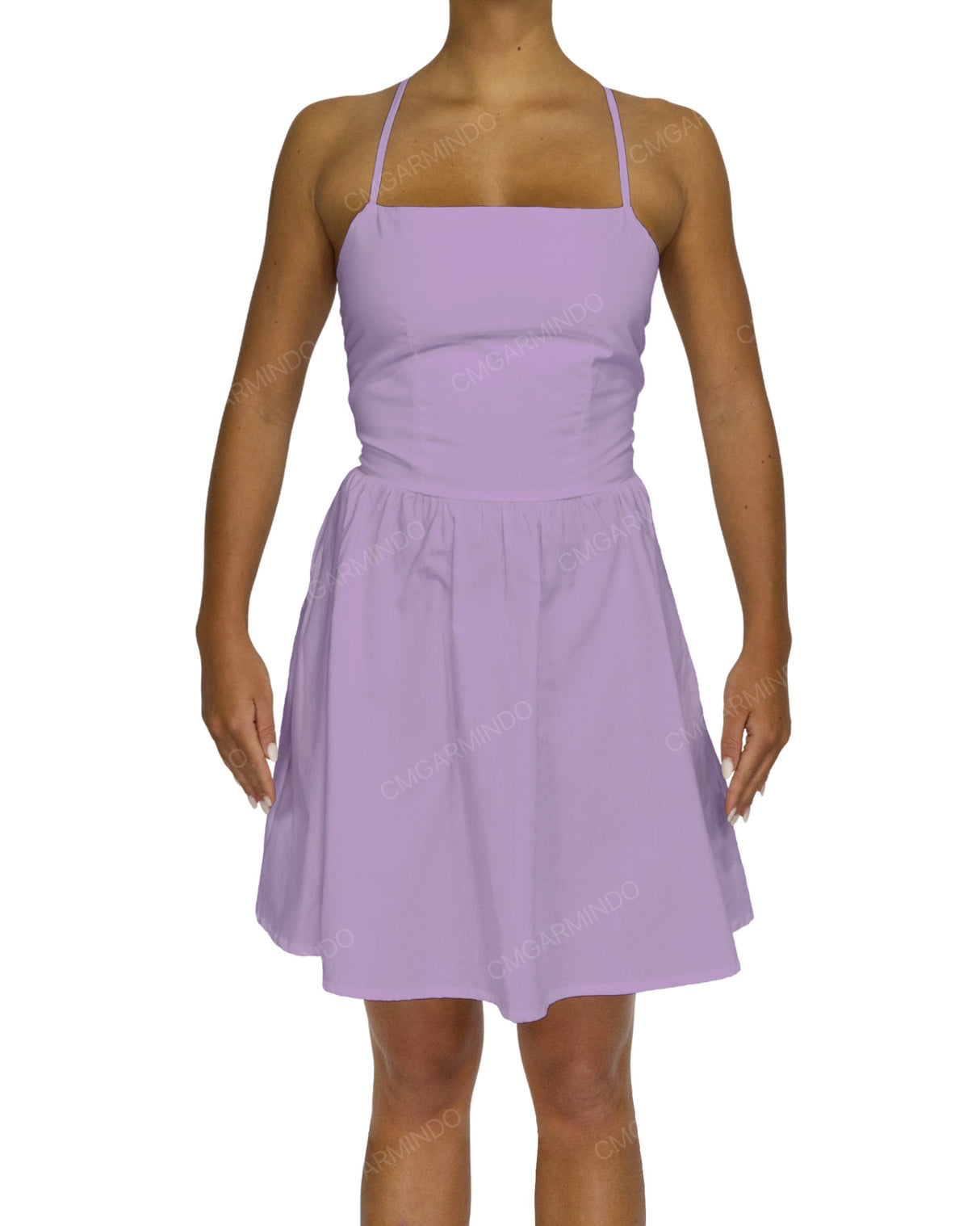 Criss Cross Back Mini Dress