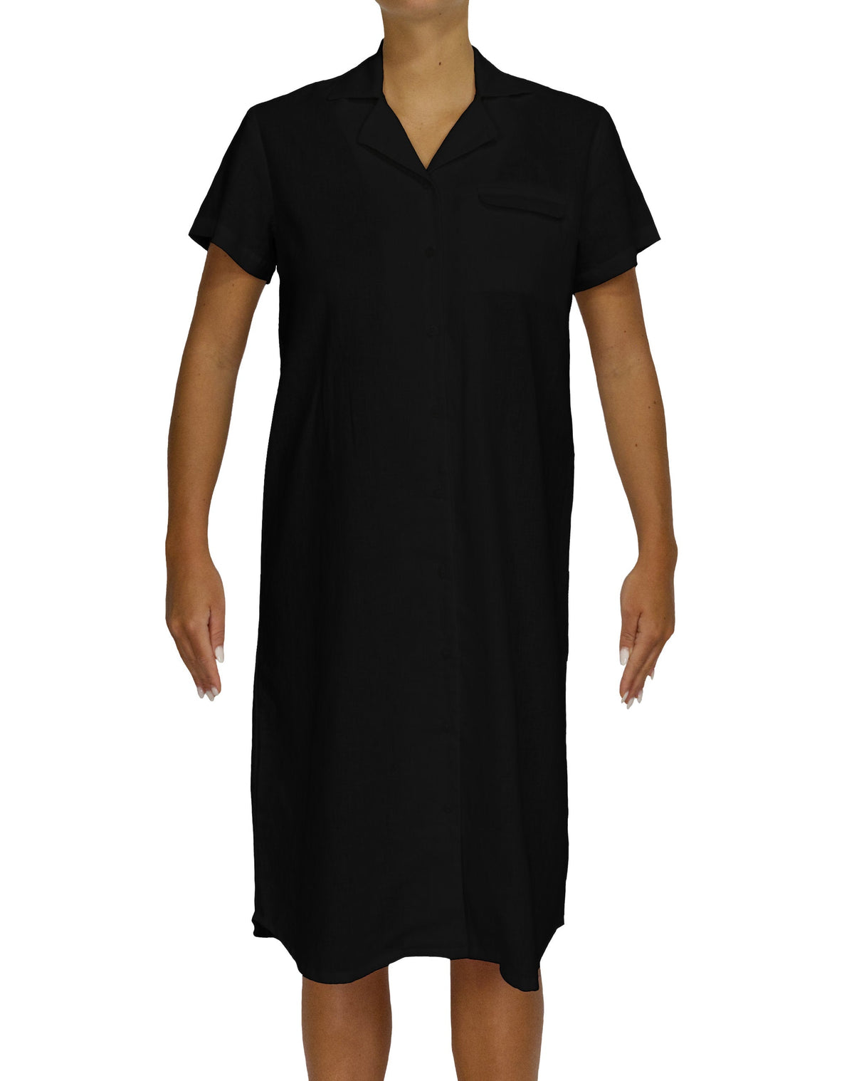 Short Sleeve Shirt Dress