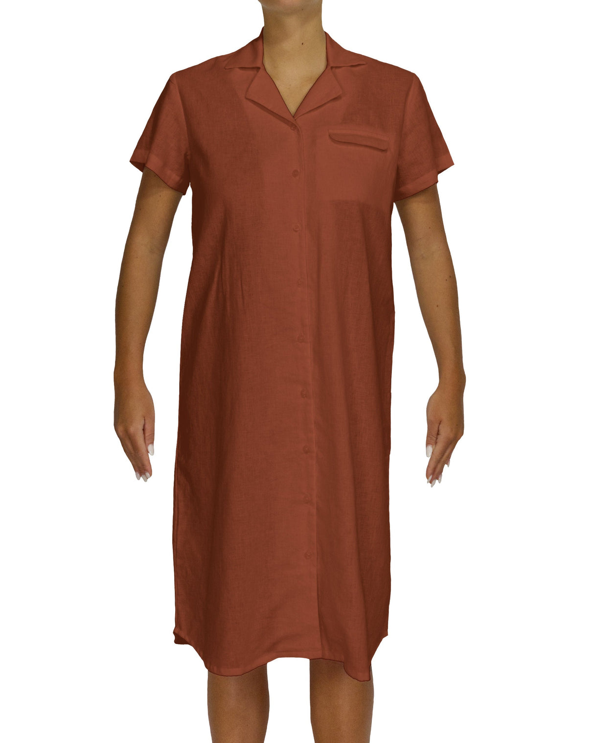 Short Sleeve Shirt Dress