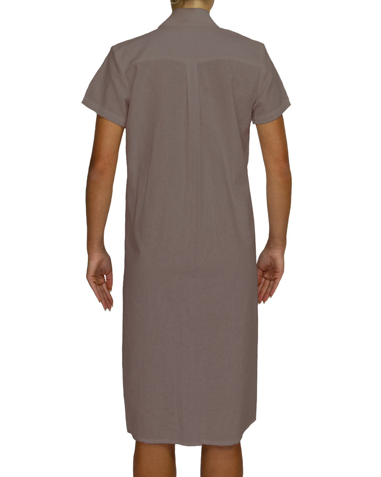 Short Sleeve Shirt Dress