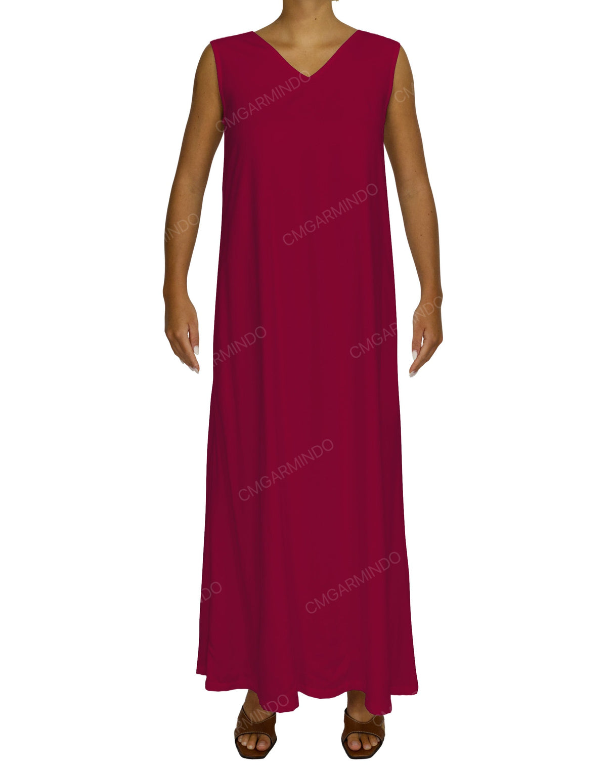 Maxi V-neck Dress