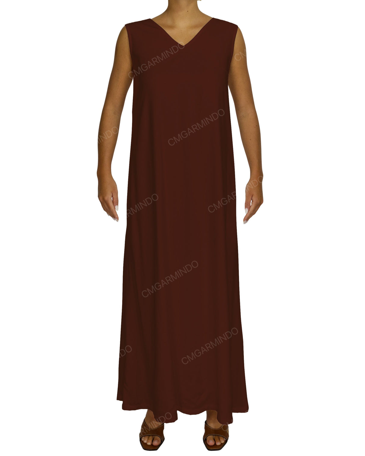 Maxi V-neck Dress