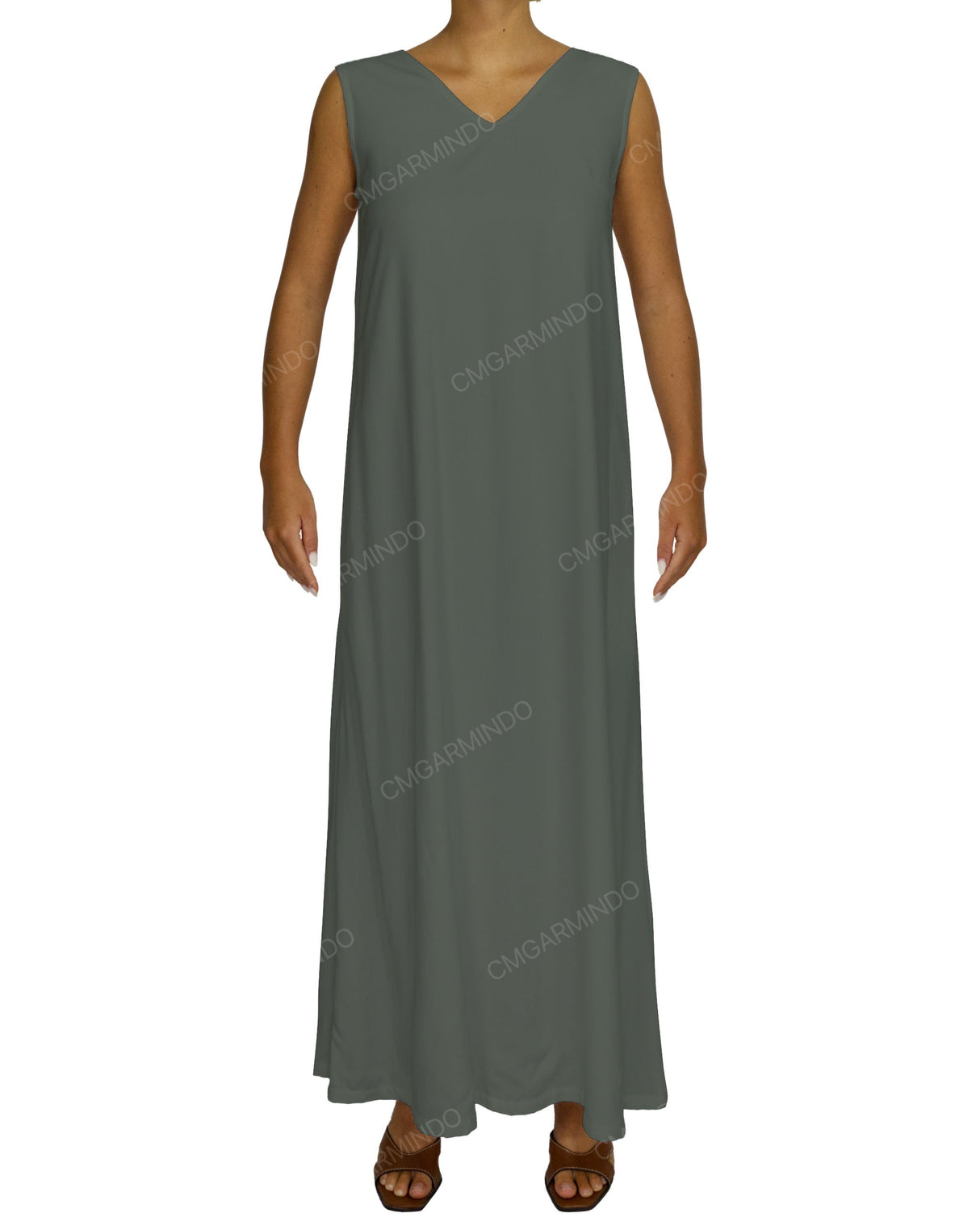 Maxi V-neck Dress