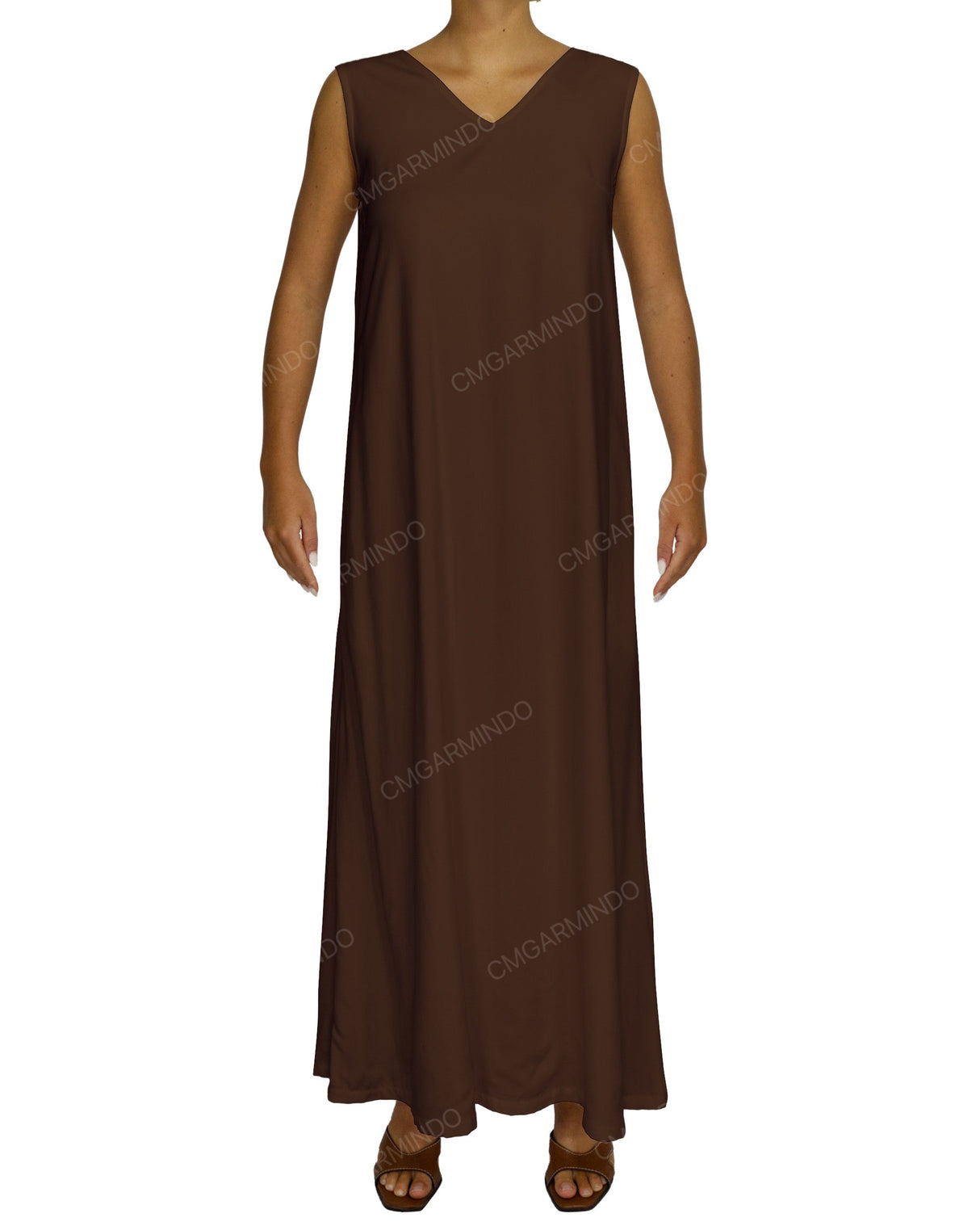Maxi V-neck Dress