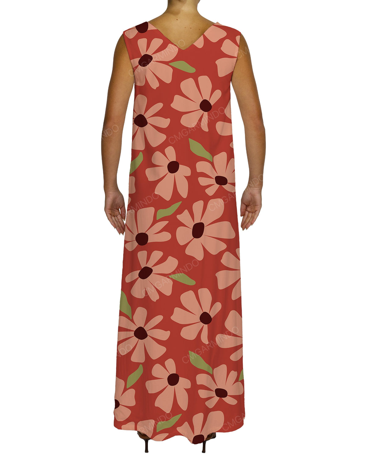 Maxi V-neck Dress