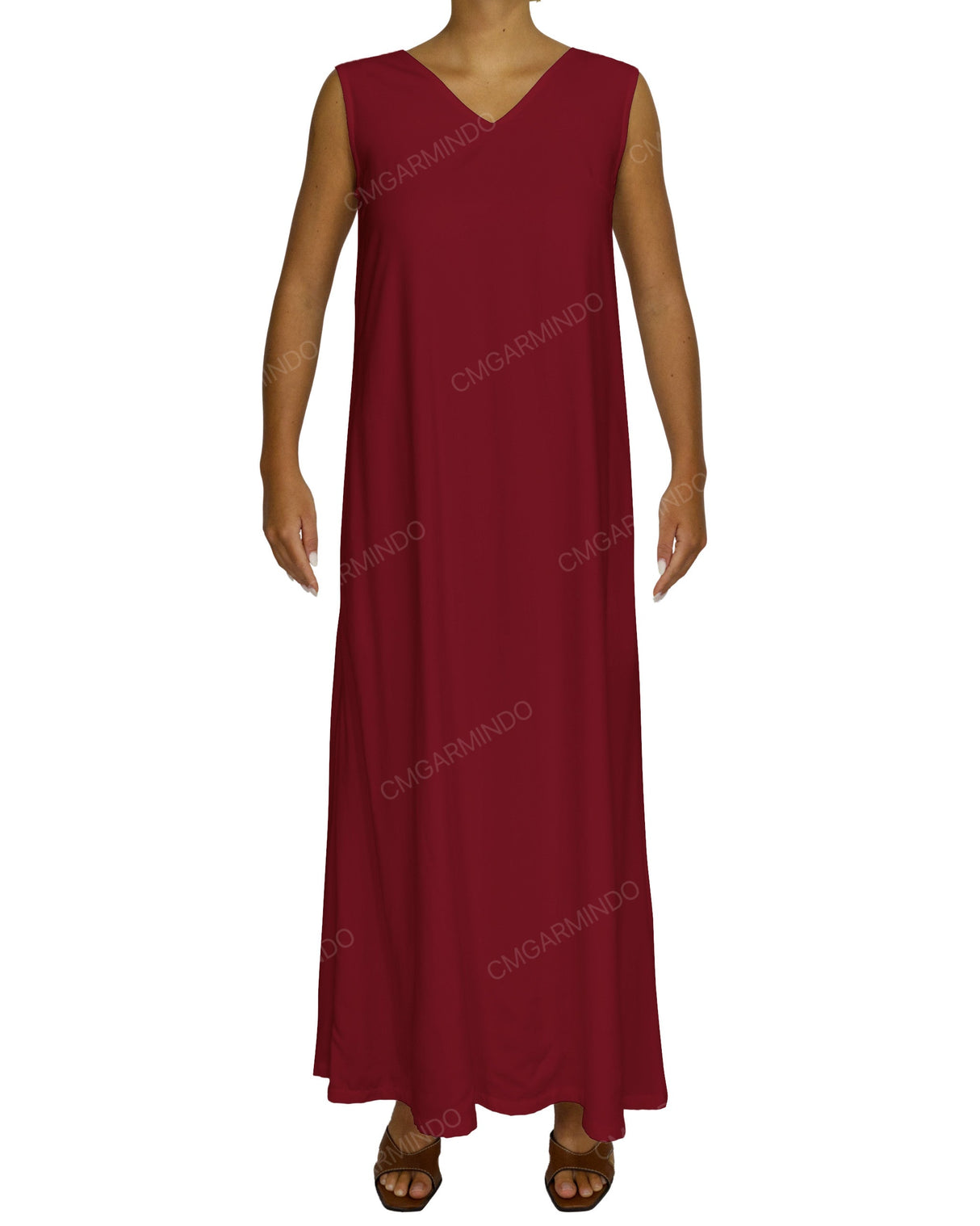 Maxi V-neck Dress