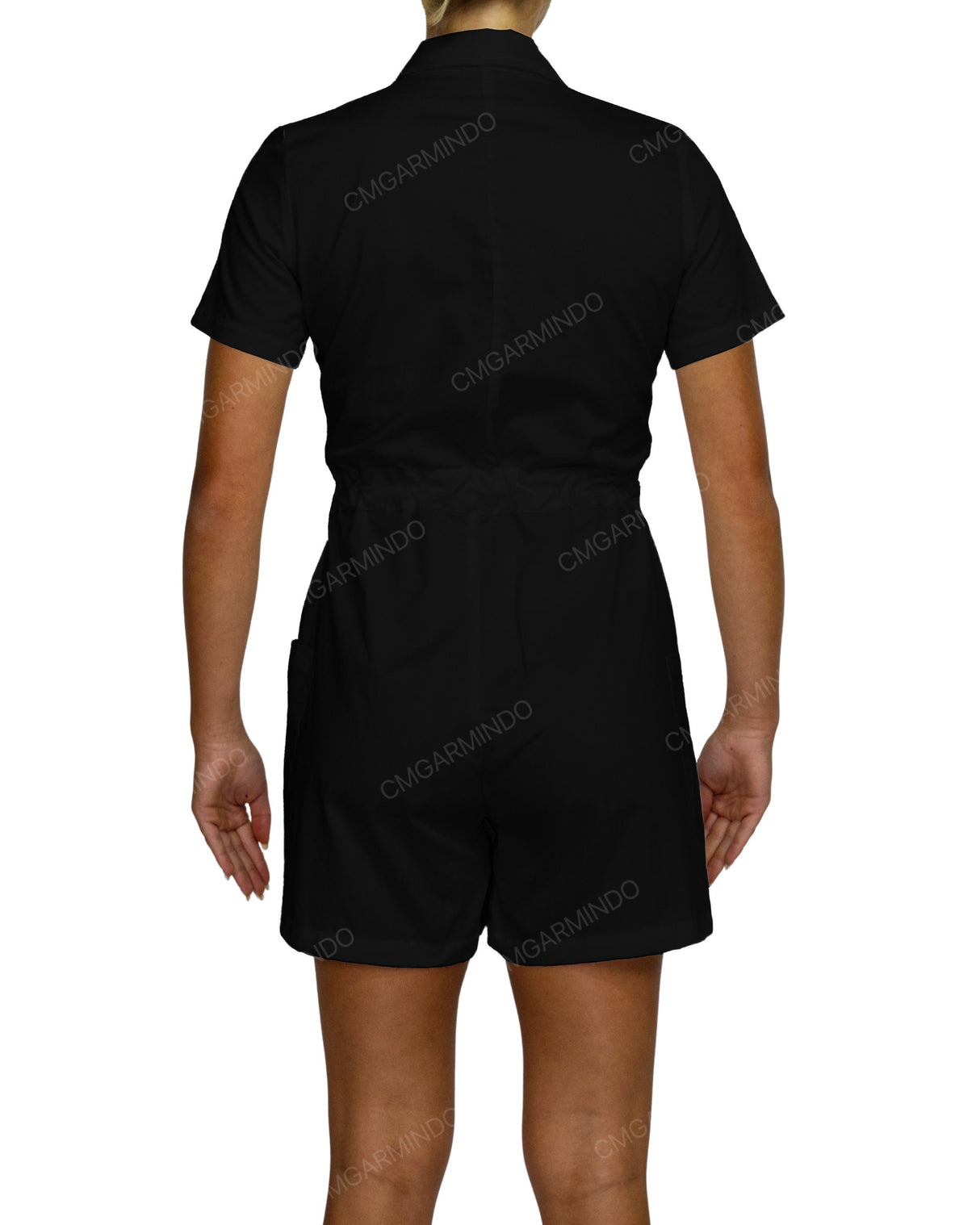 Short Sleeve Mini Playsuit