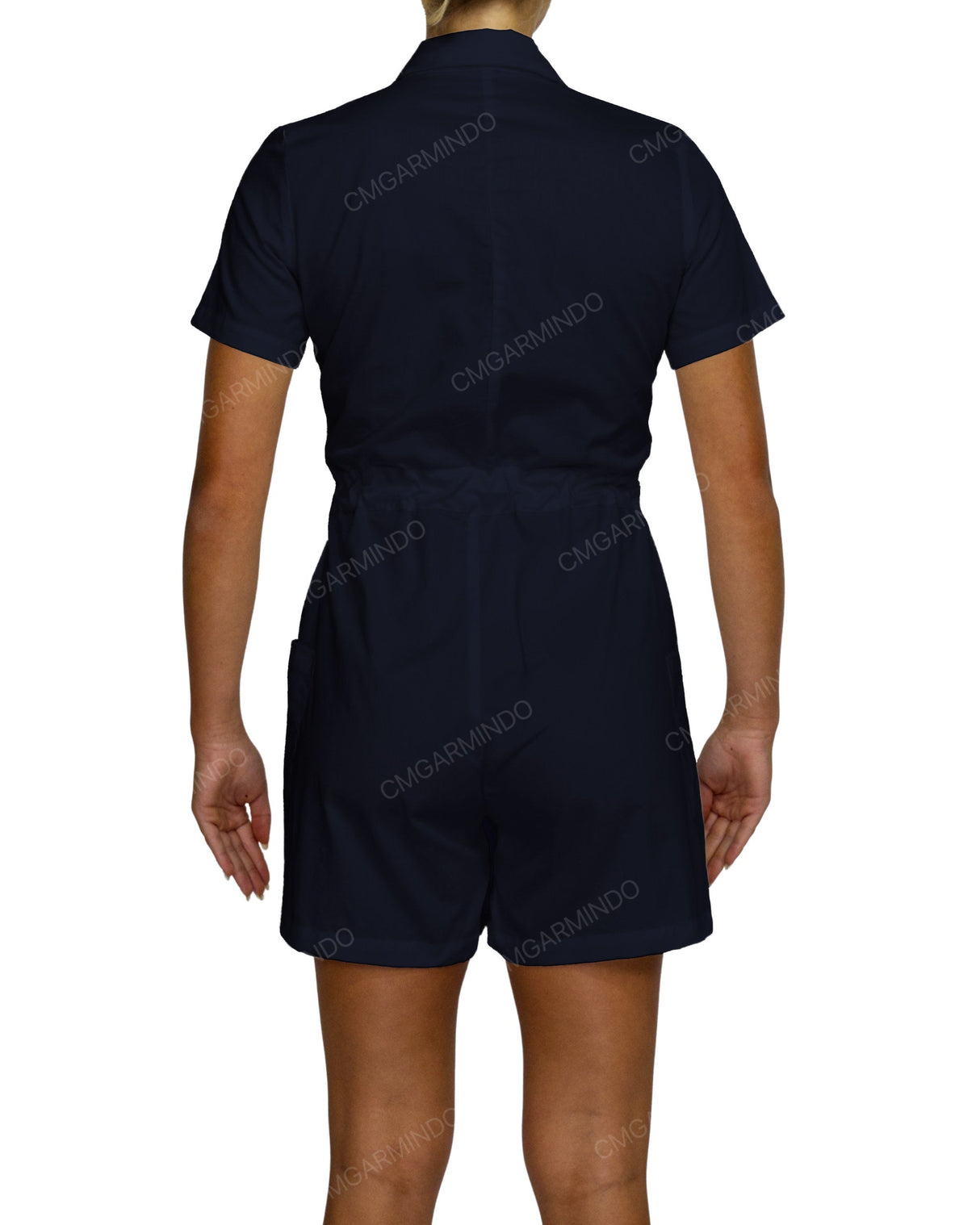 Short Sleeve Mini Playsuit