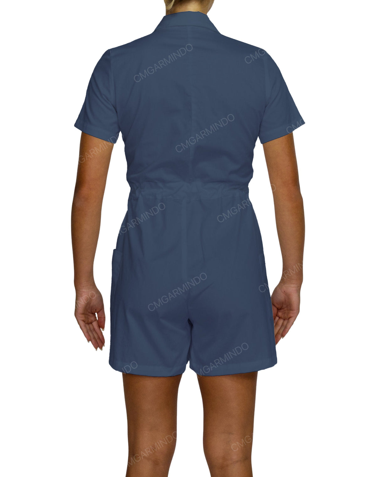 Short Sleeve Mini Playsuit
