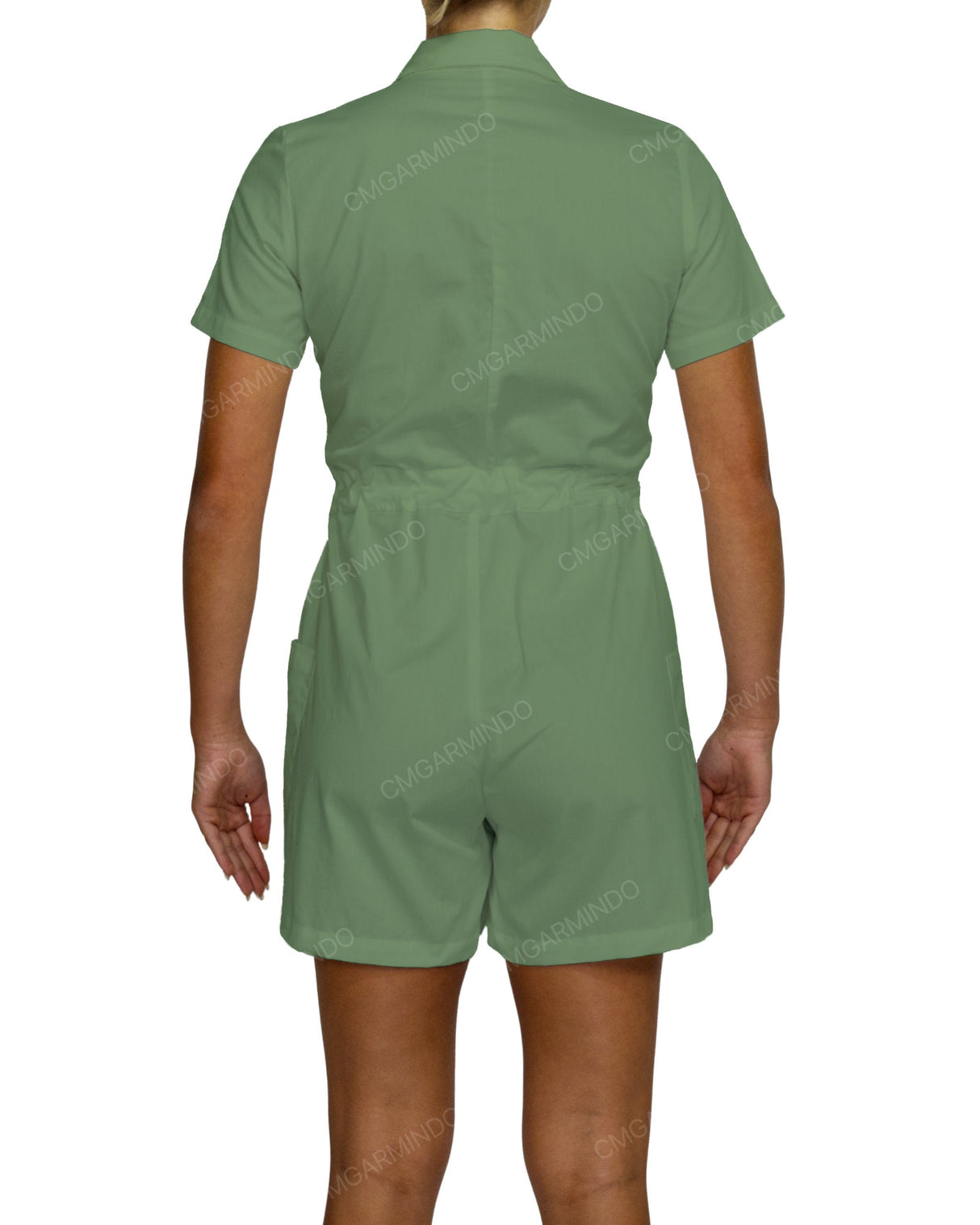 Short Sleeve Mini Playsuit