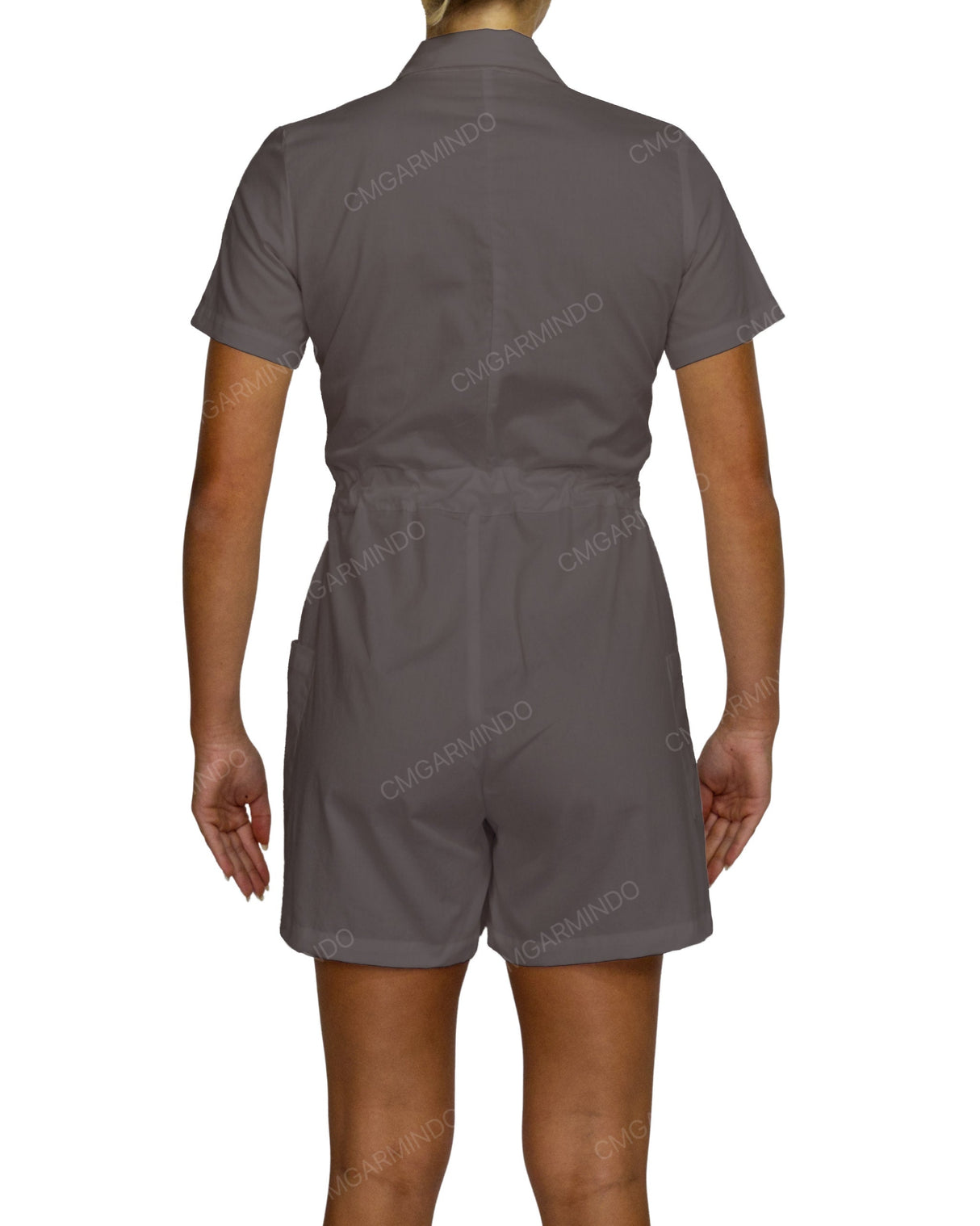 Short Sleeve Mini Playsuit