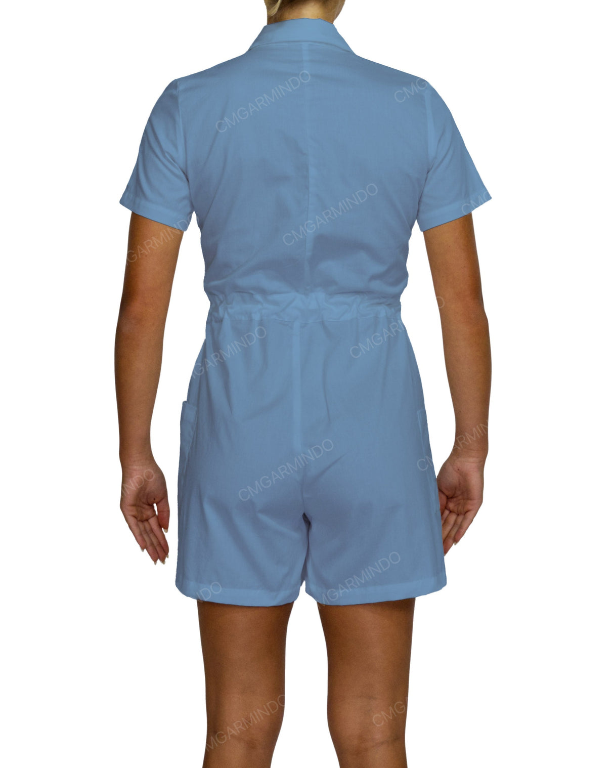 Short Sleeve Mini Playsuit