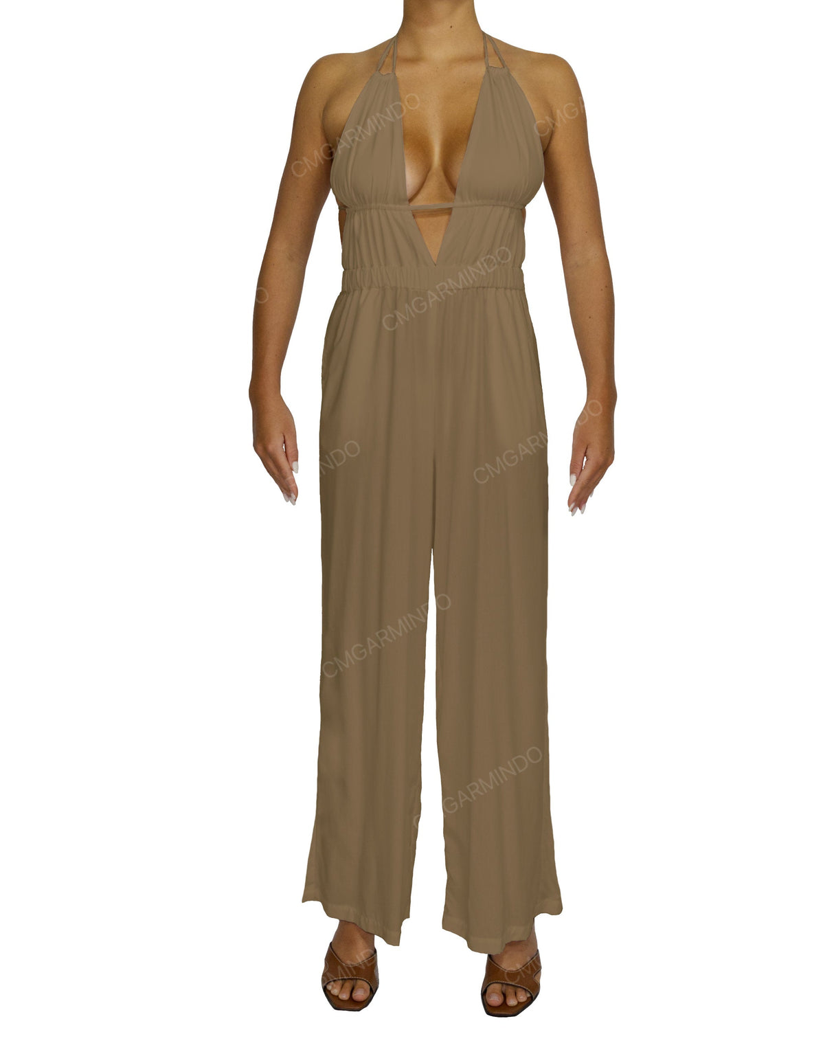Halter Tie Jumpsuit