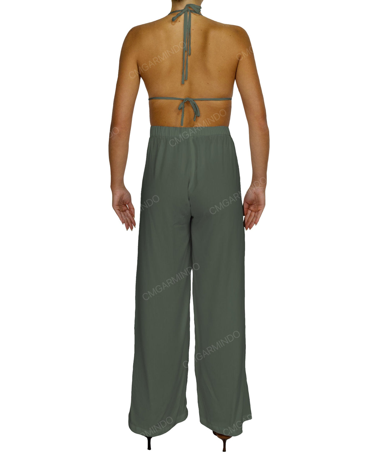 Halter Tie Jumpsuit