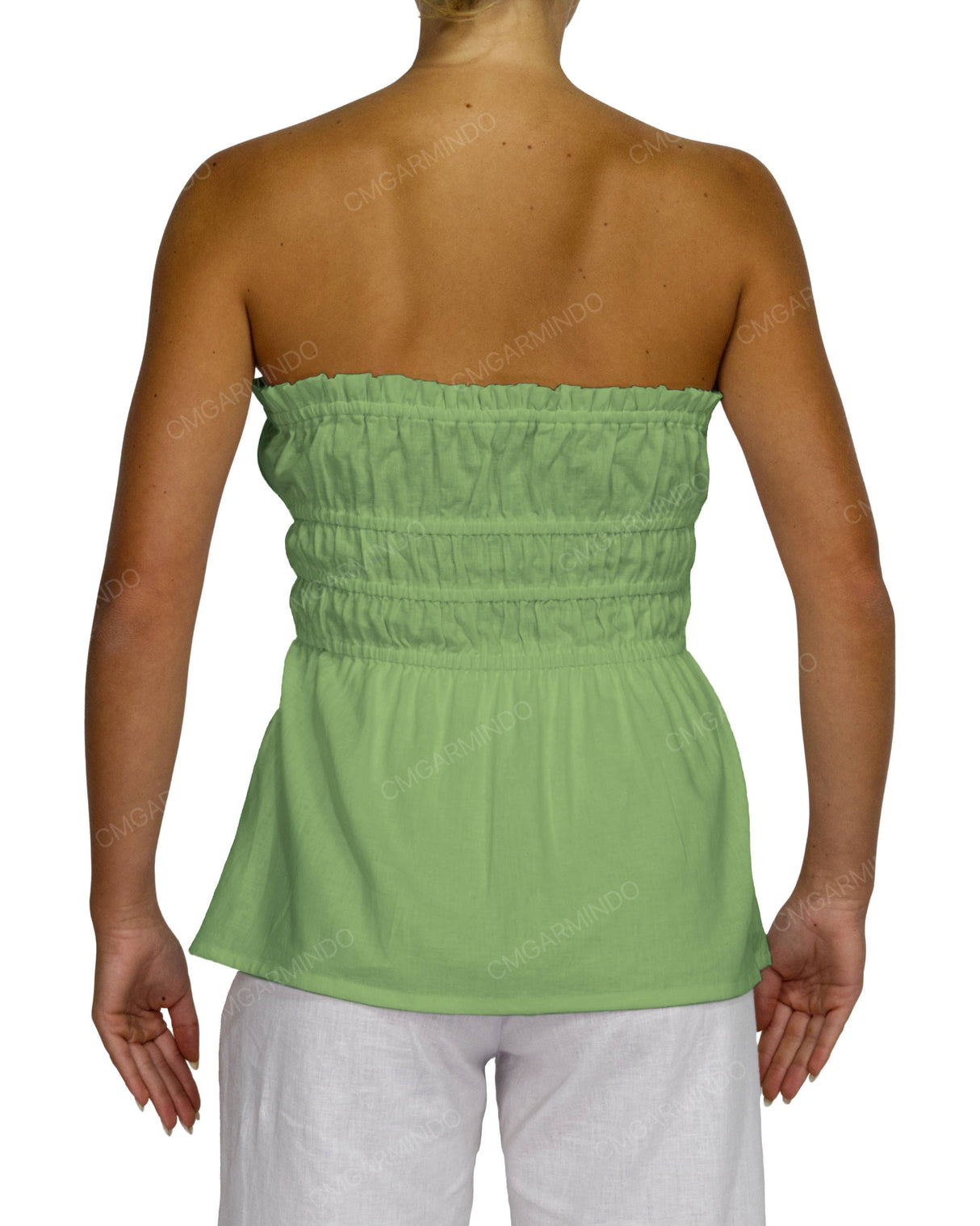 Shirred Peplum Top