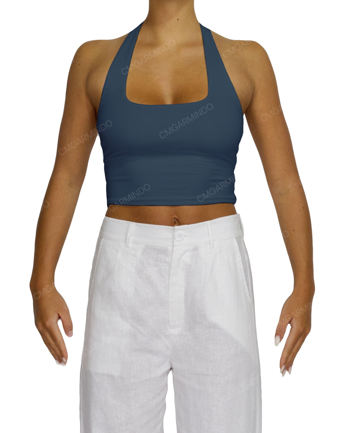 Square Neck Halter Top