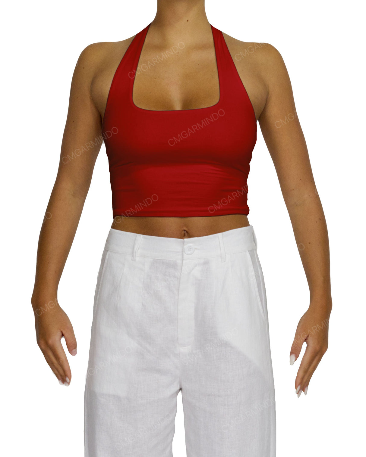 Square Neck Halter Top