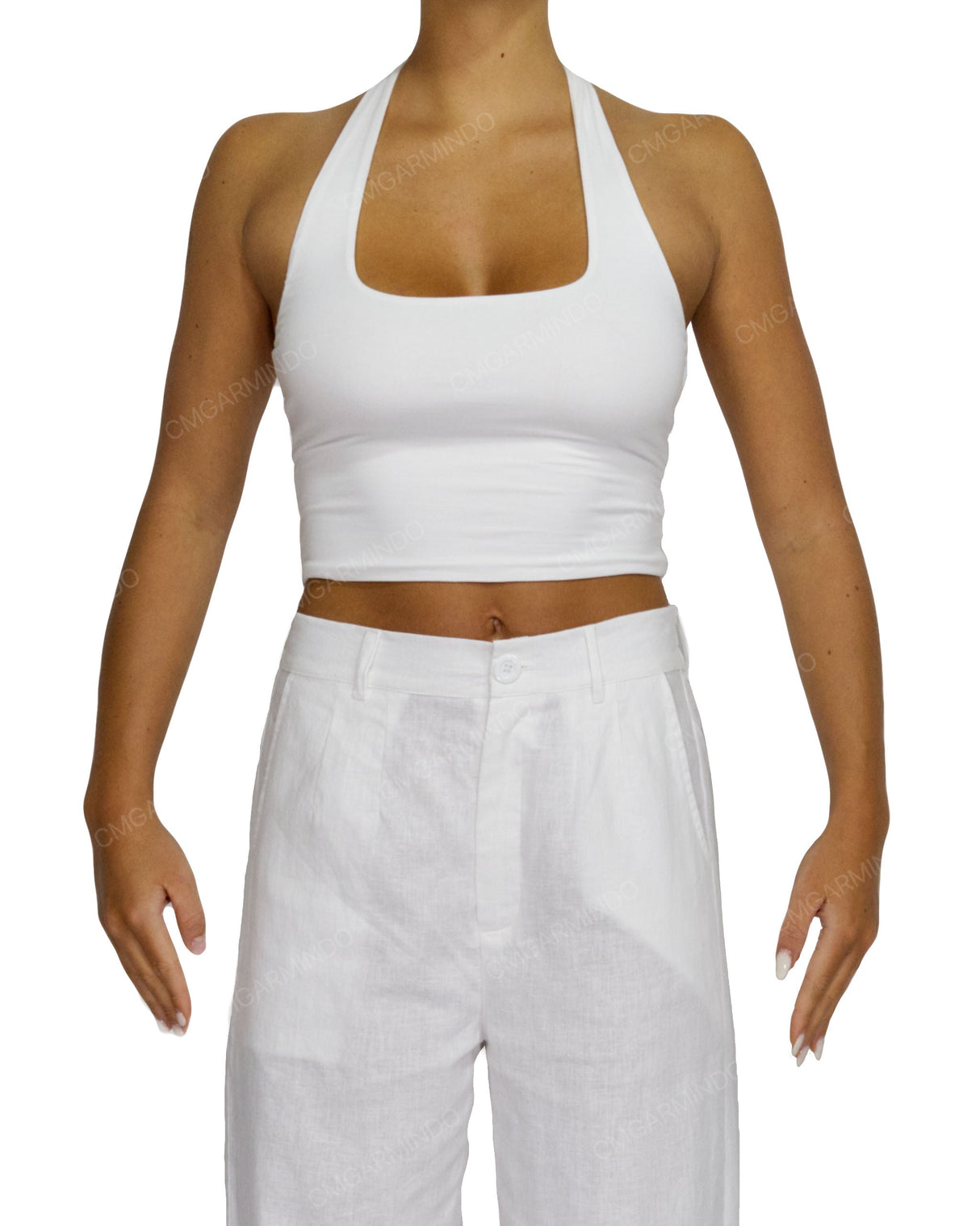 Square Neck Halter Top