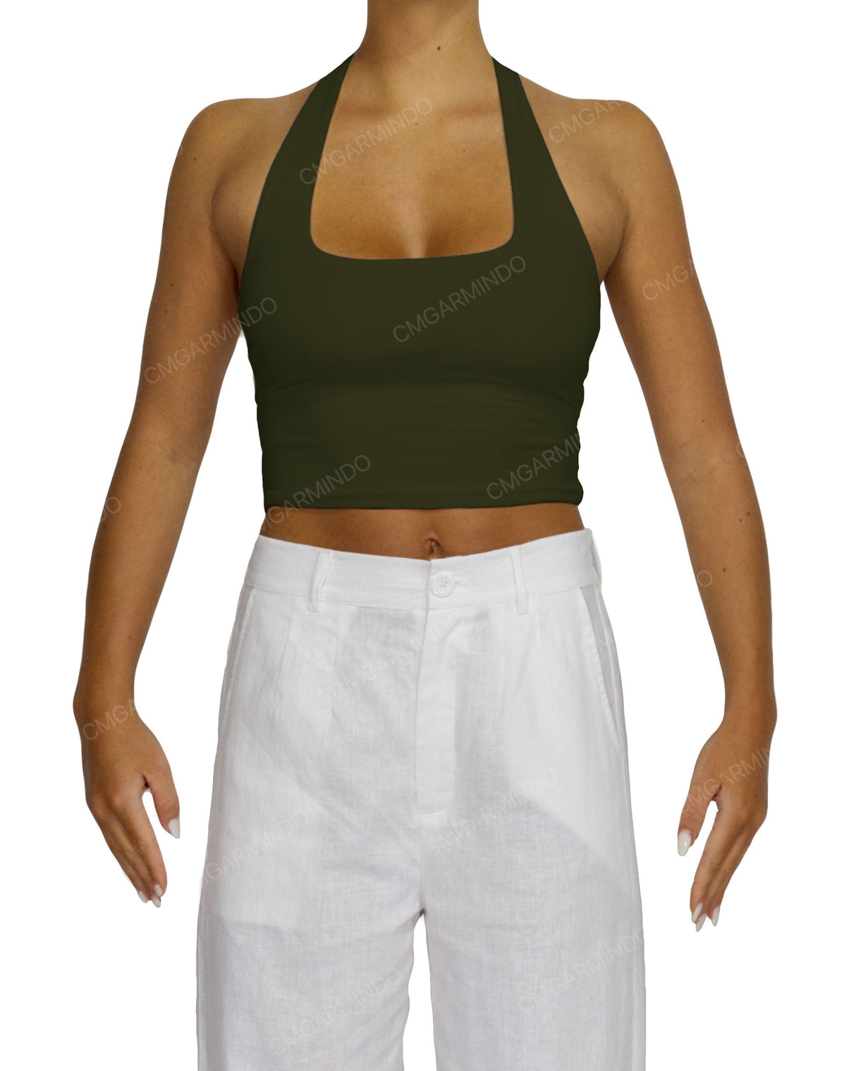 Square Neck Halter Top