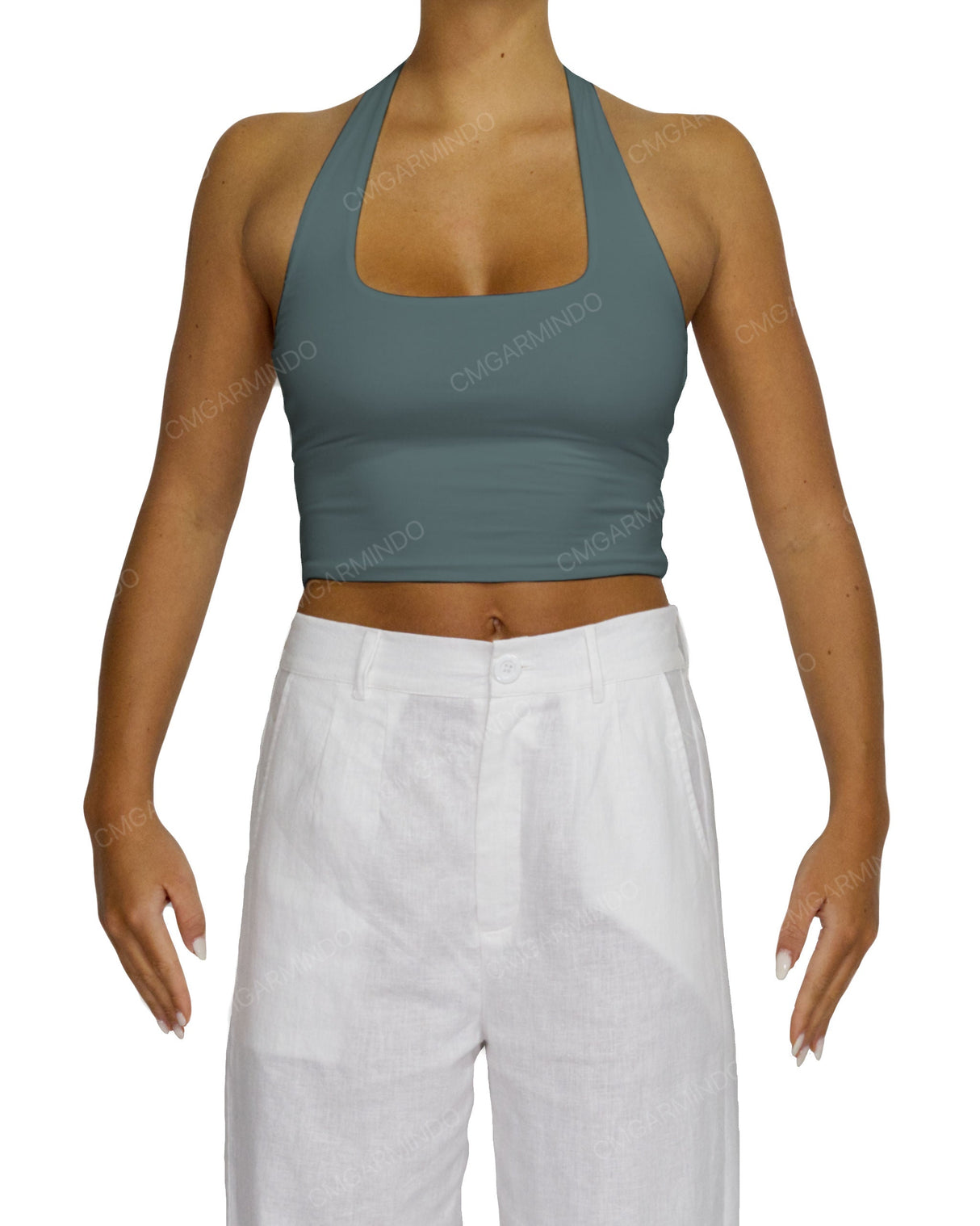 Square Neck Halter Top