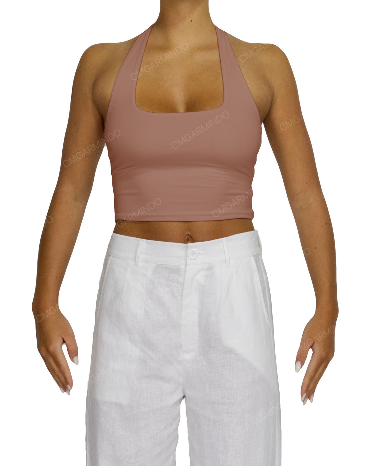 Square Neck Halter Top