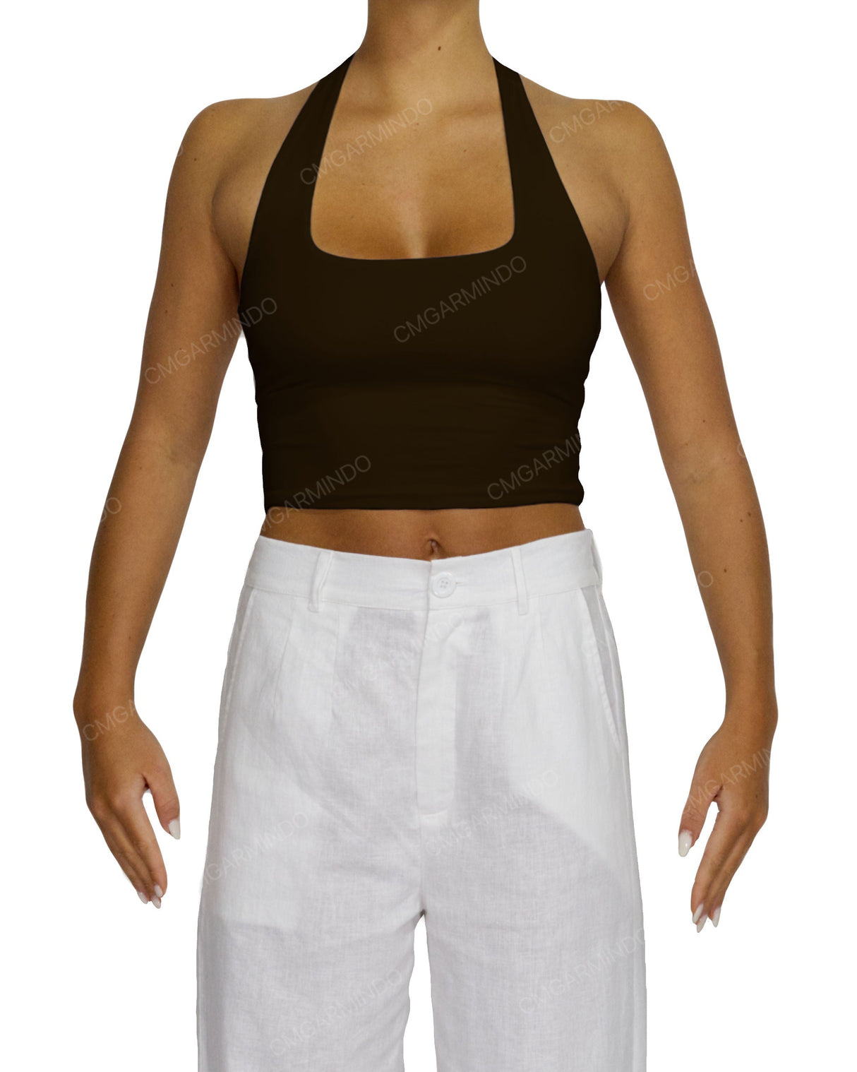 Square Neck Halter Top
