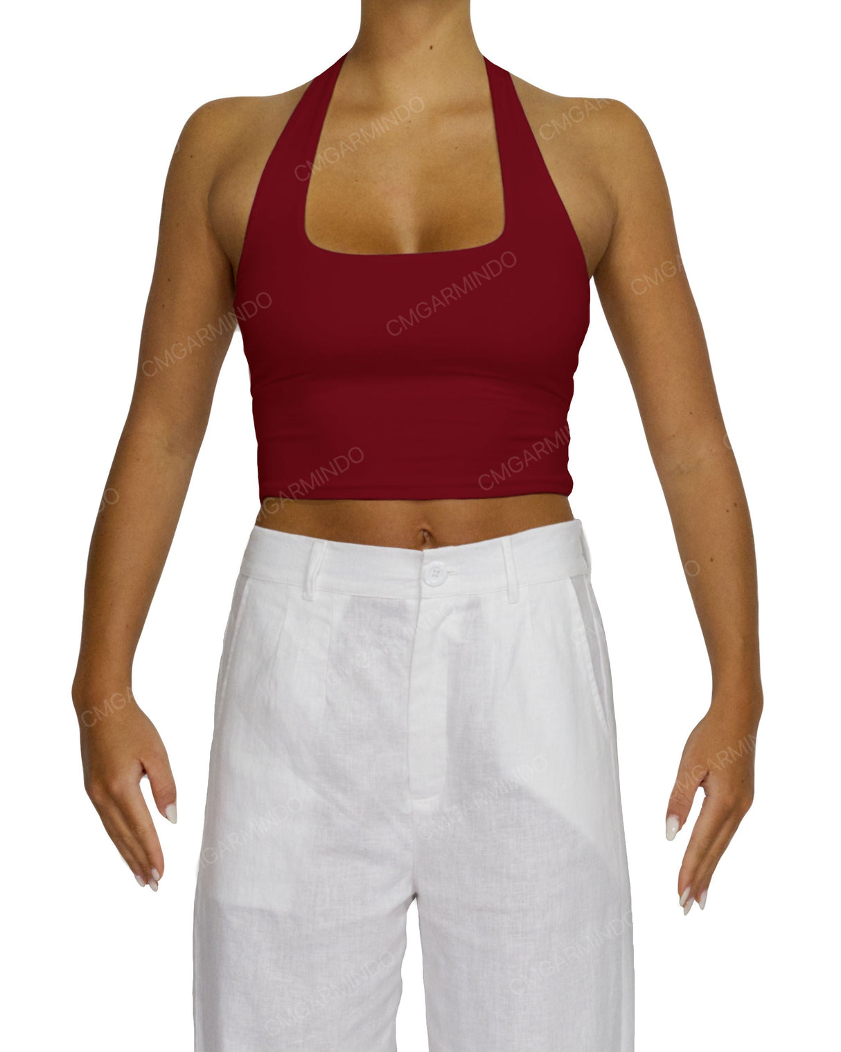 Square Neck Halter Top
