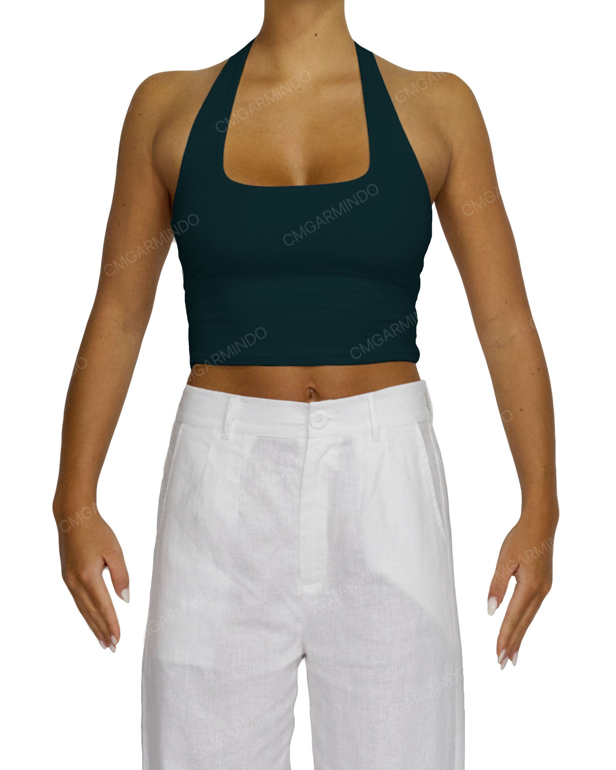 Square Neck Halter Top