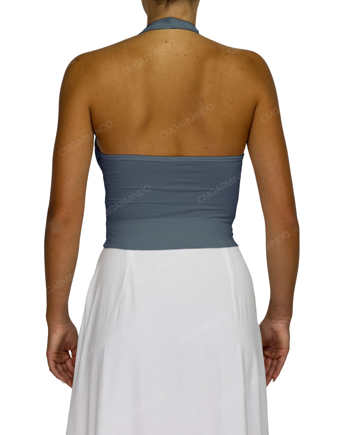 Wrap Fitted Halter Top