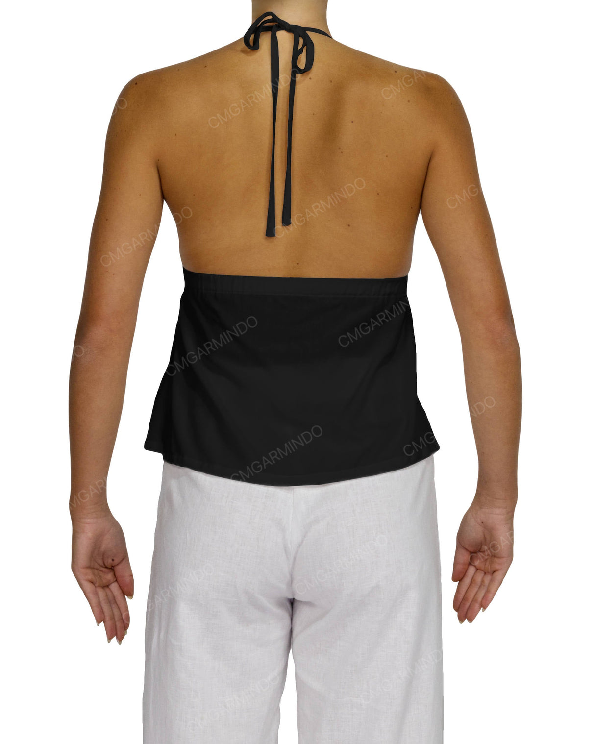 Halter Tie Empire Waist Top