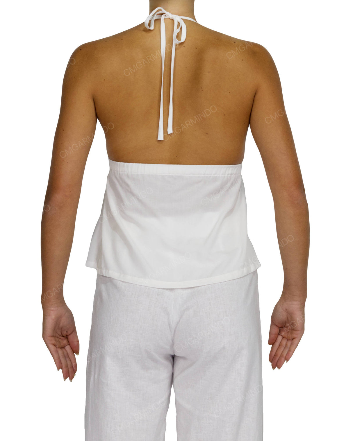 Halter Tie Empire Waist Top