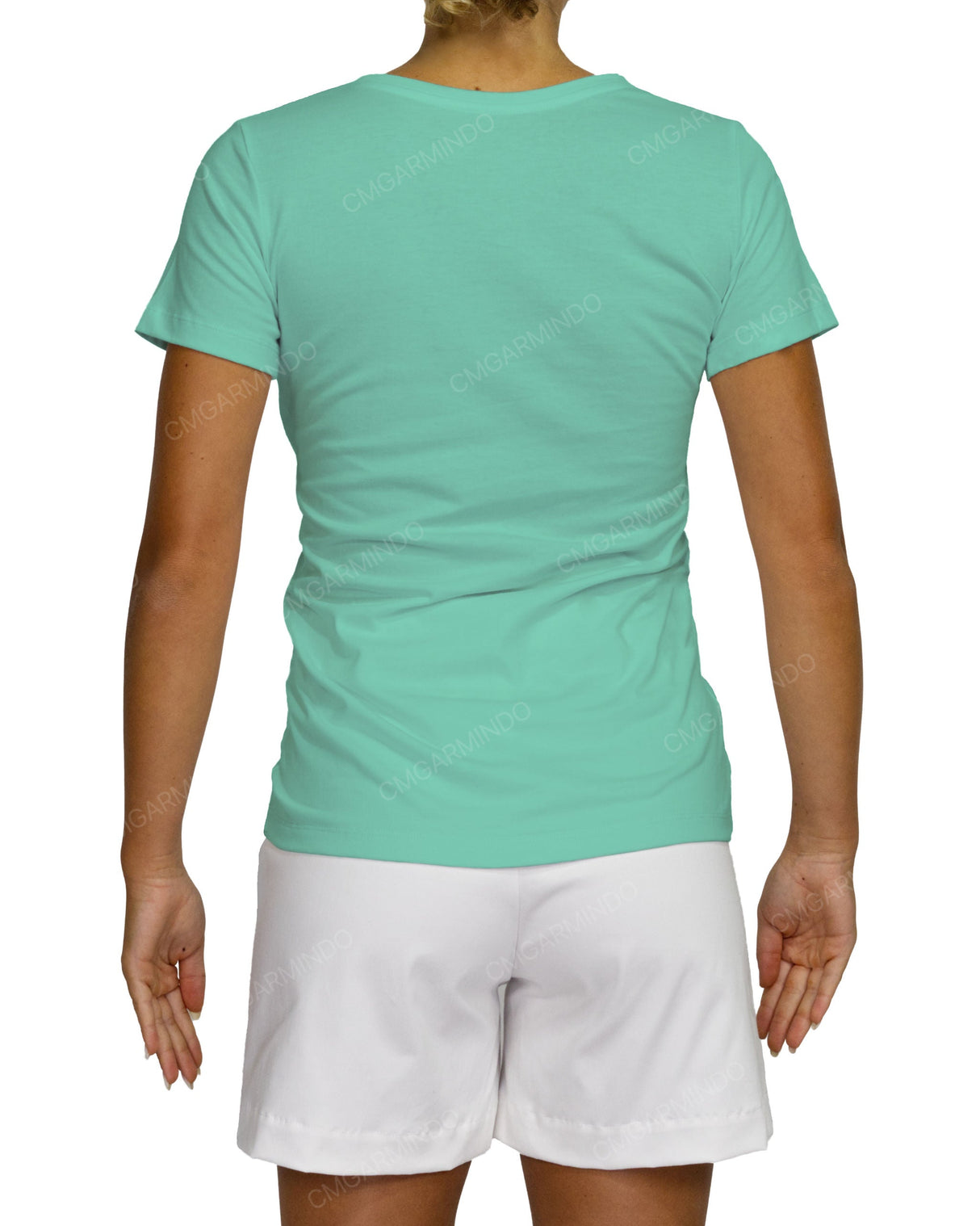 Regular Short Sleeve Boat Neck T-Shirt
