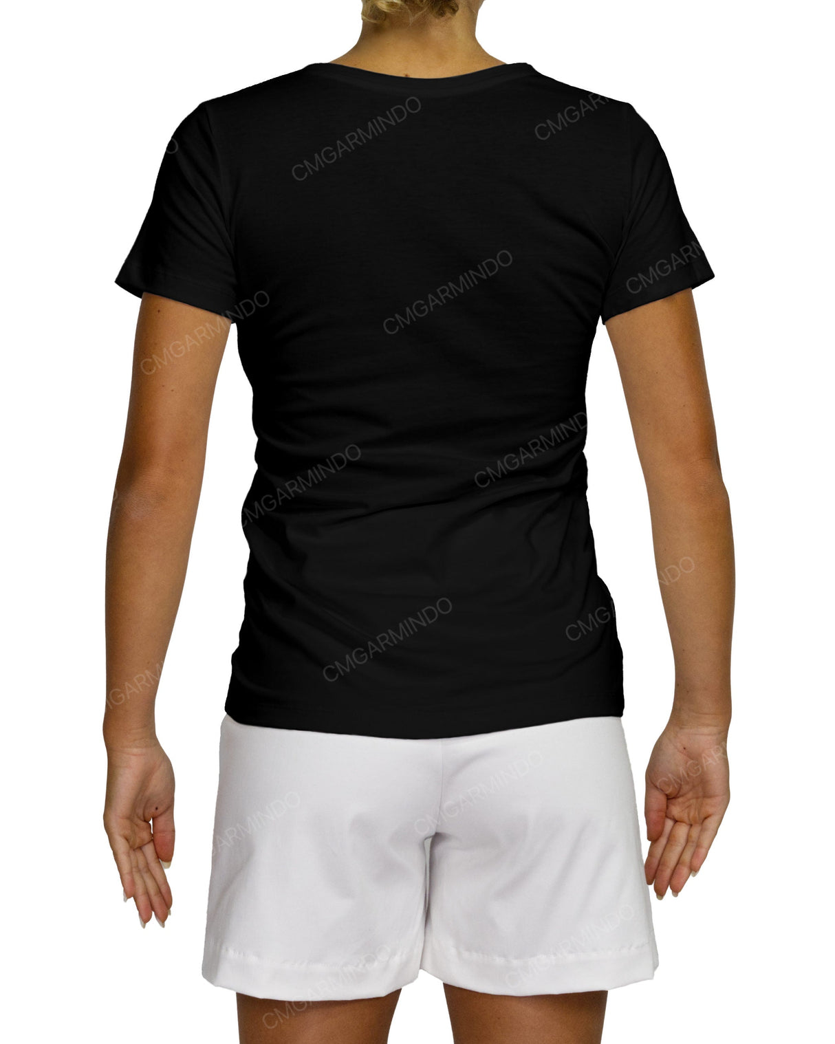 Regular Short Sleeve Boat Neck T-Shirt