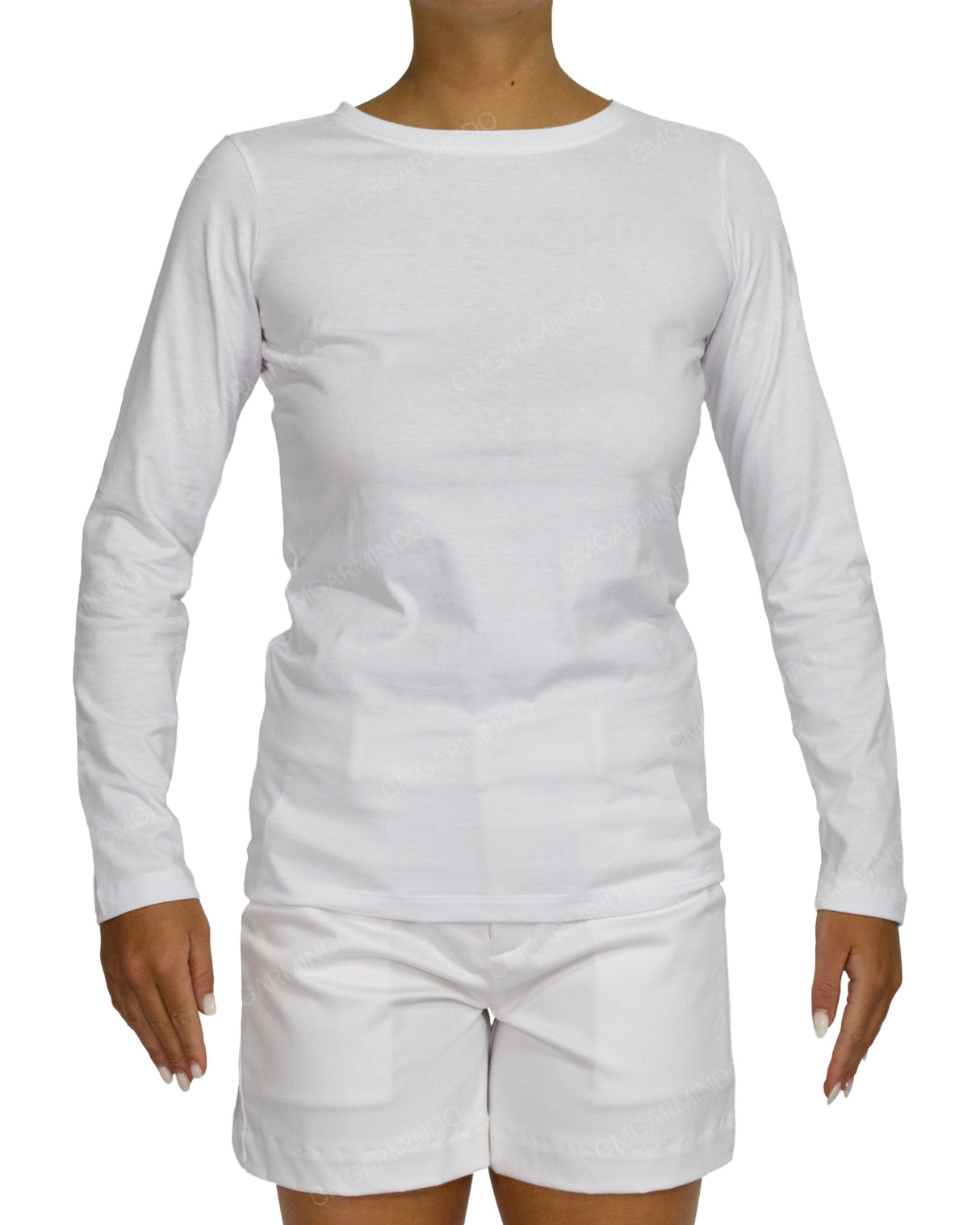 Regular Long Sleeve Boat Neck T-shirt