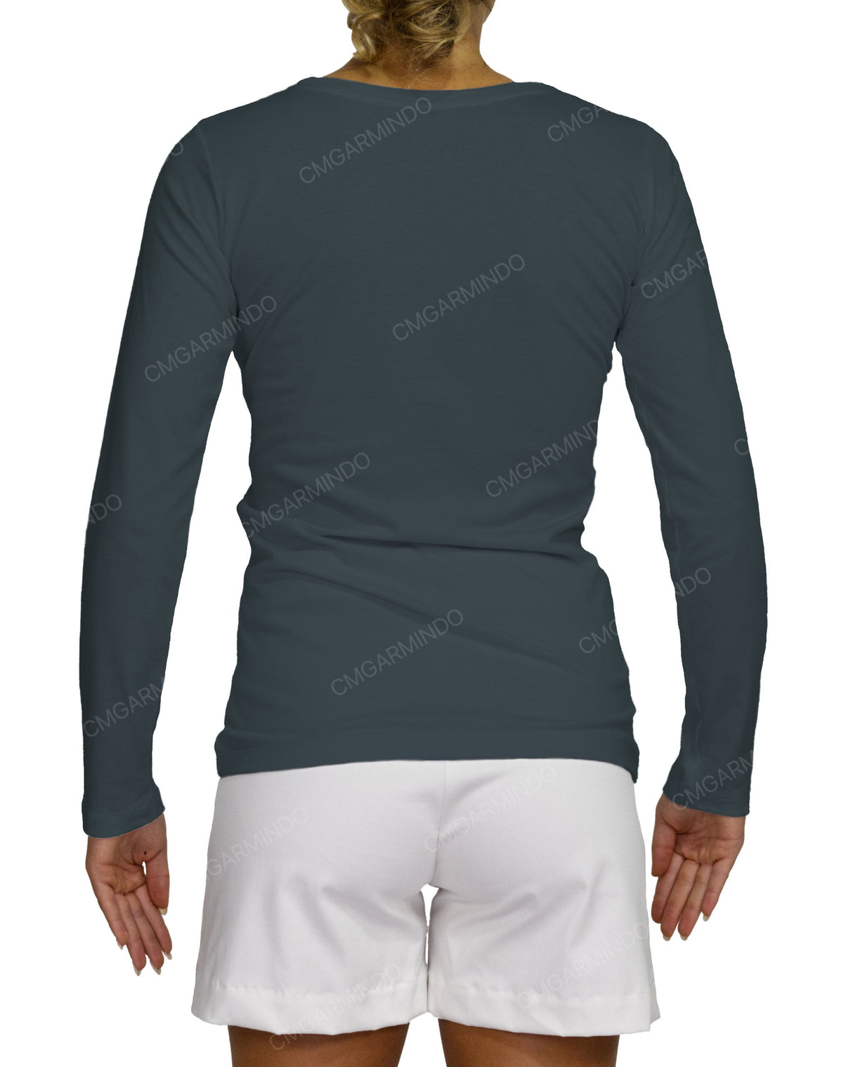 Regular Long Sleeve Boat Neck T-shirt