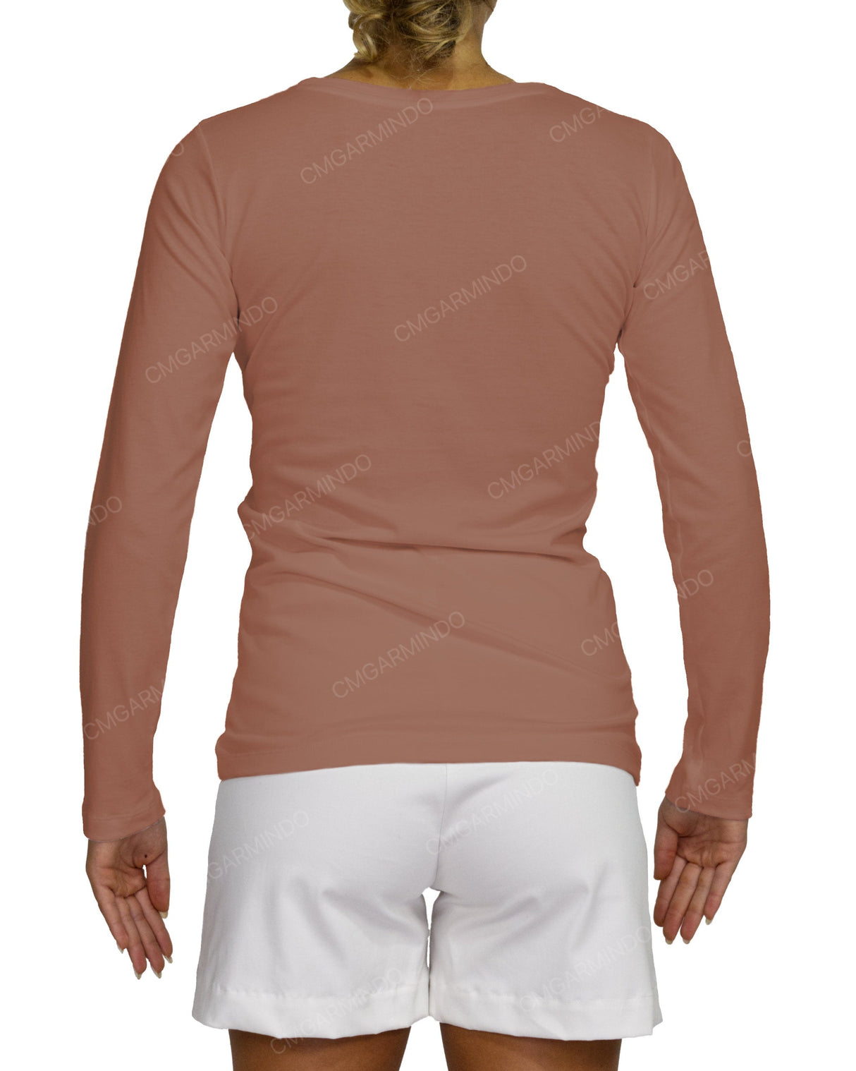 Regular Long Sleeve Boat Neck T-shirt