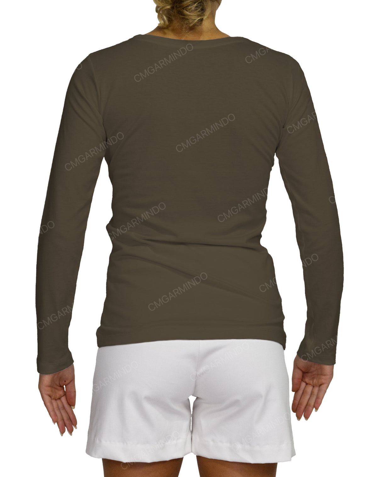Regular Long Sleeve Boat Neck T-shirt