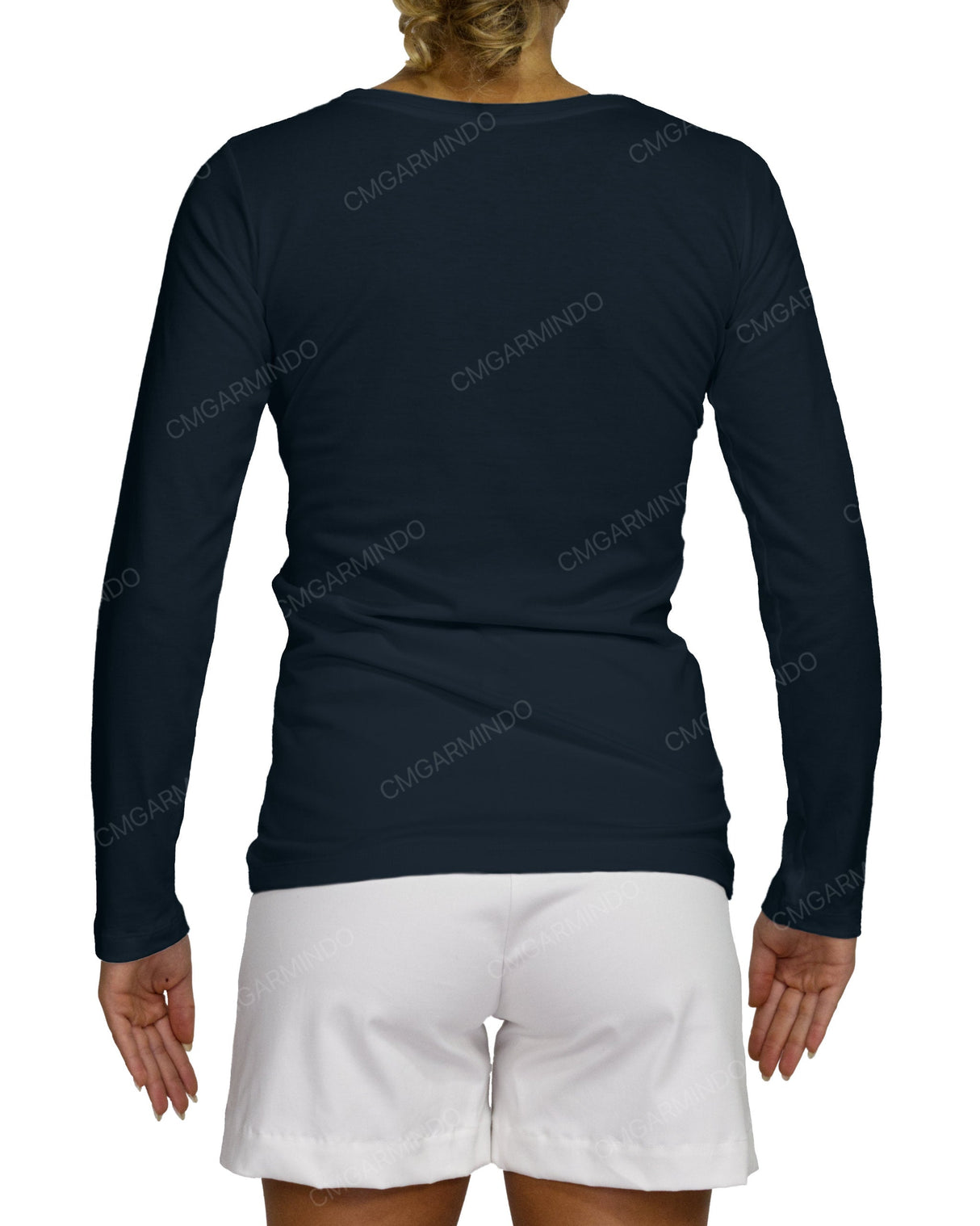 Regular Long Sleeve Boat Neck T-shirt