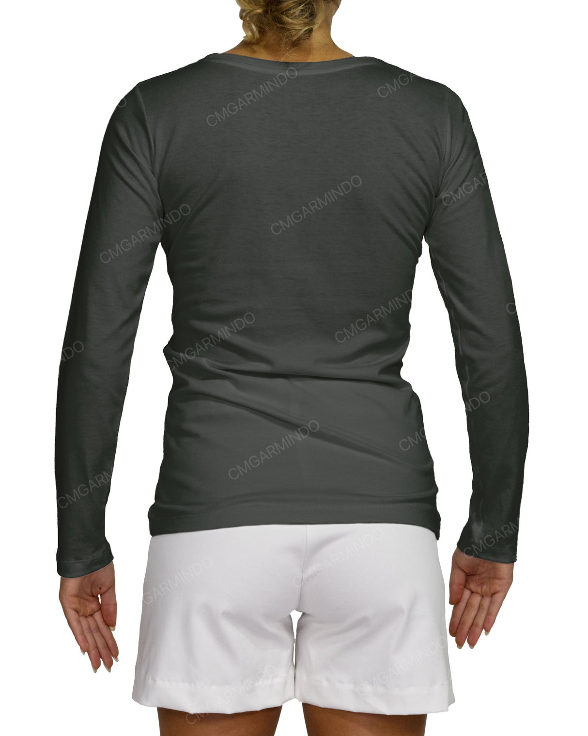 Regular Long Sleeve Boat Neck T-shirt