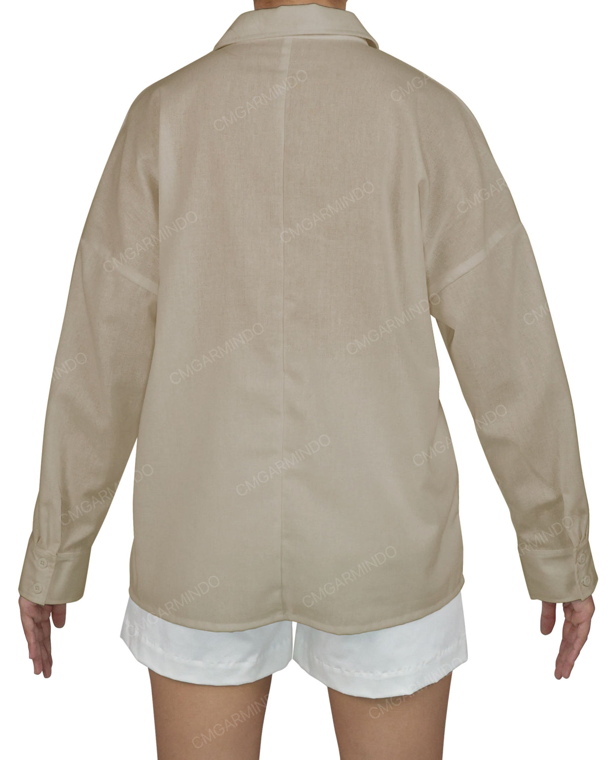 Oversized Dolman Button Up Shirt