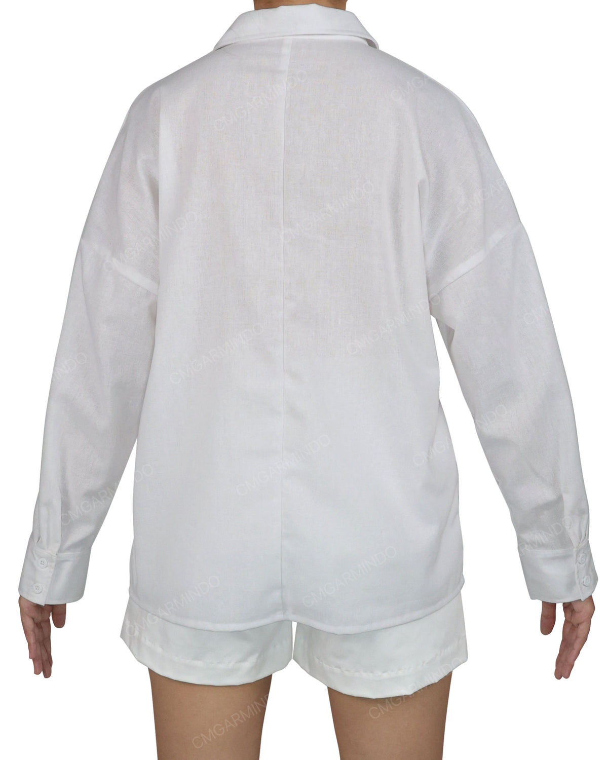 Oversized Dolman Button Up Shirt