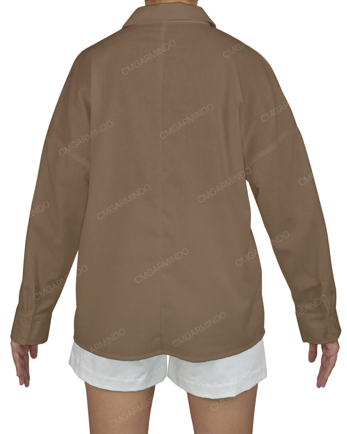 Oversized Dolman Button Up Shirt