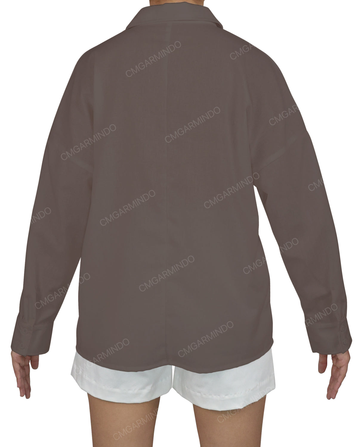 Oversized Dolman Button Up Shirt