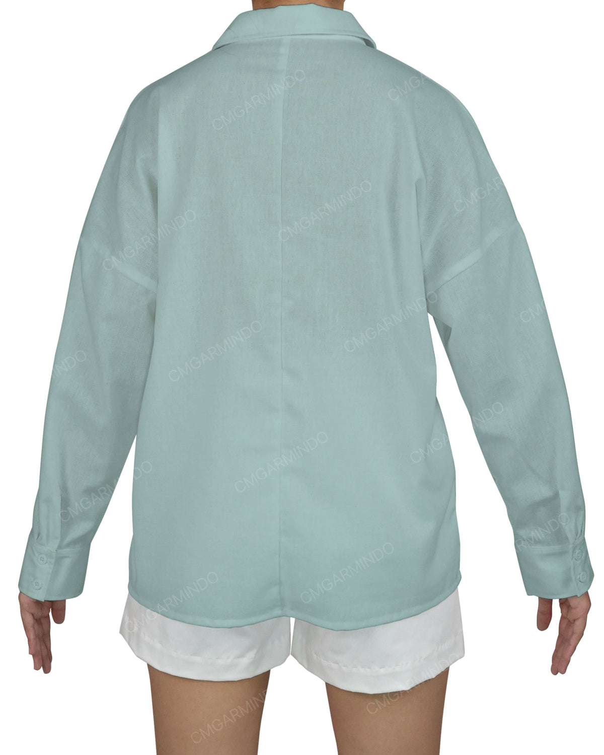 Oversized Dolman Button Up Shirt