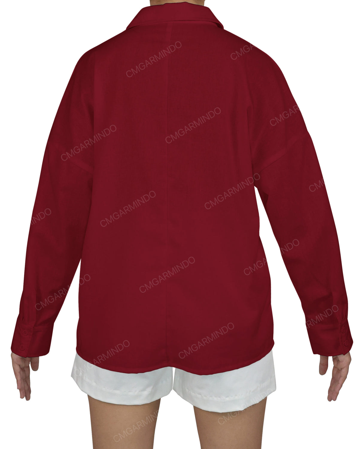 Oversized Dolman Button Up Shirt