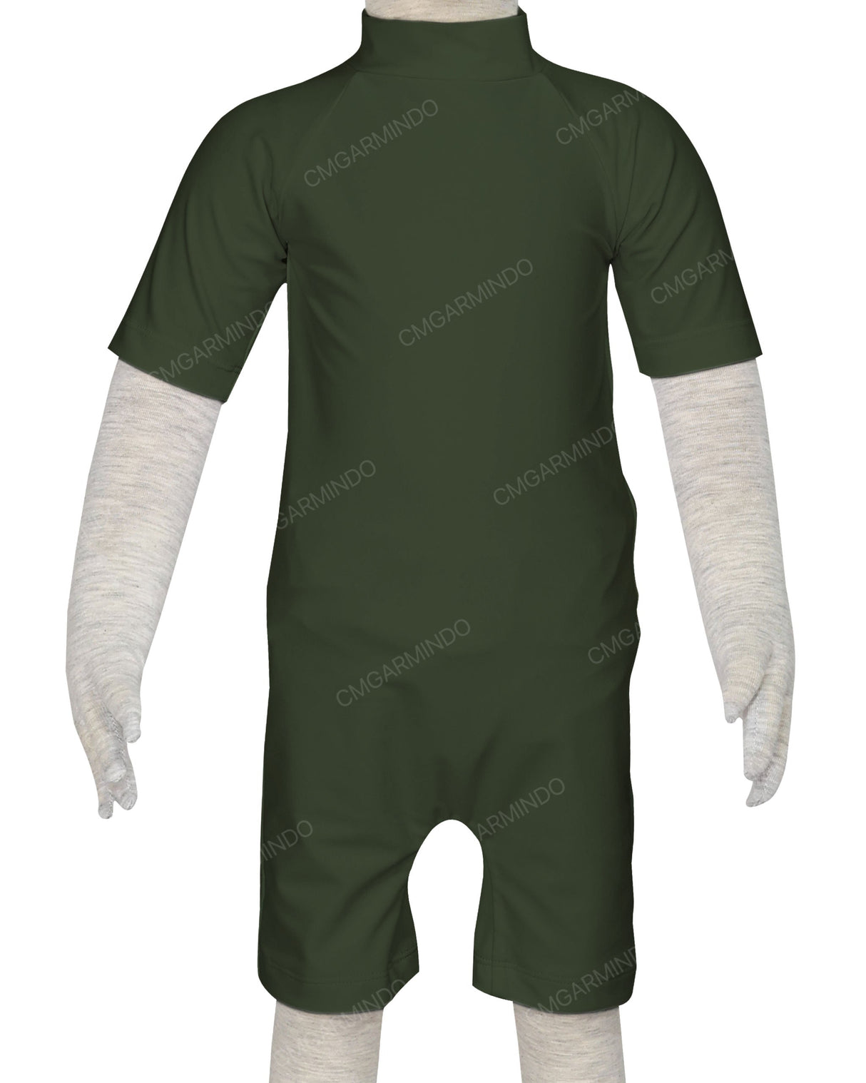 Short Sleeve Zip Back Full Rashie