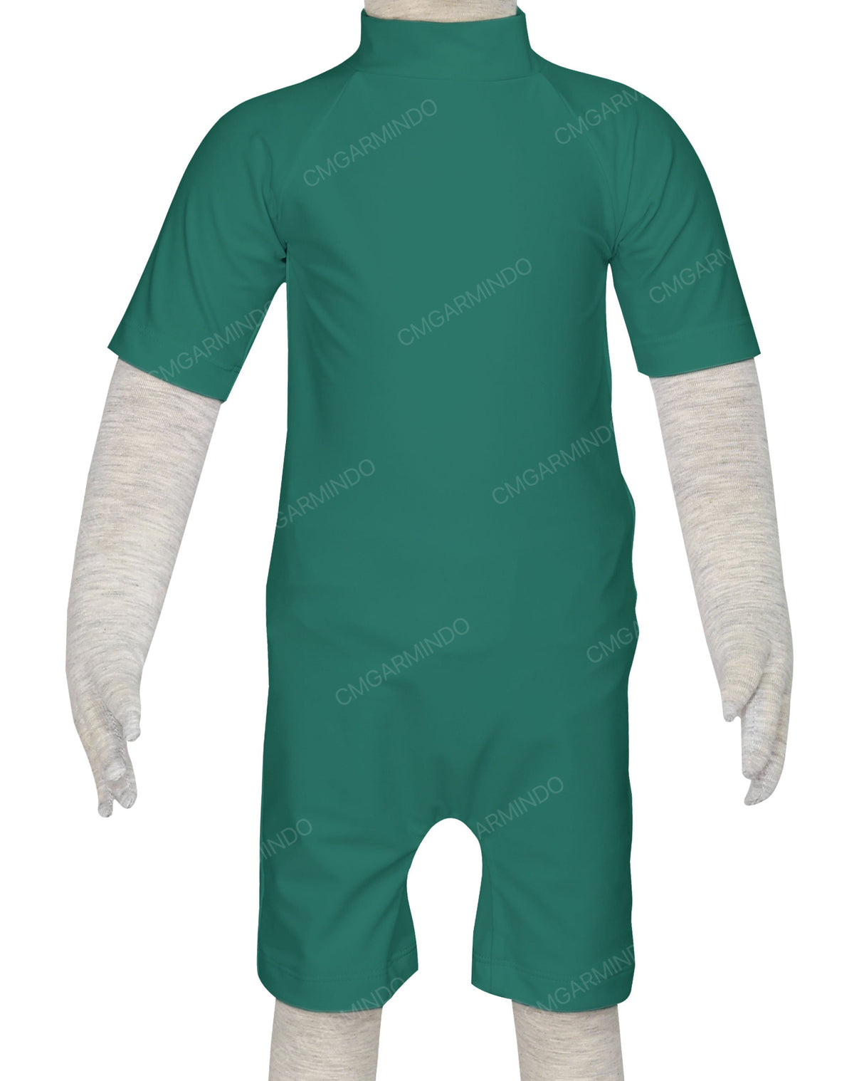 Short Sleeve Zip Back Full Rashie