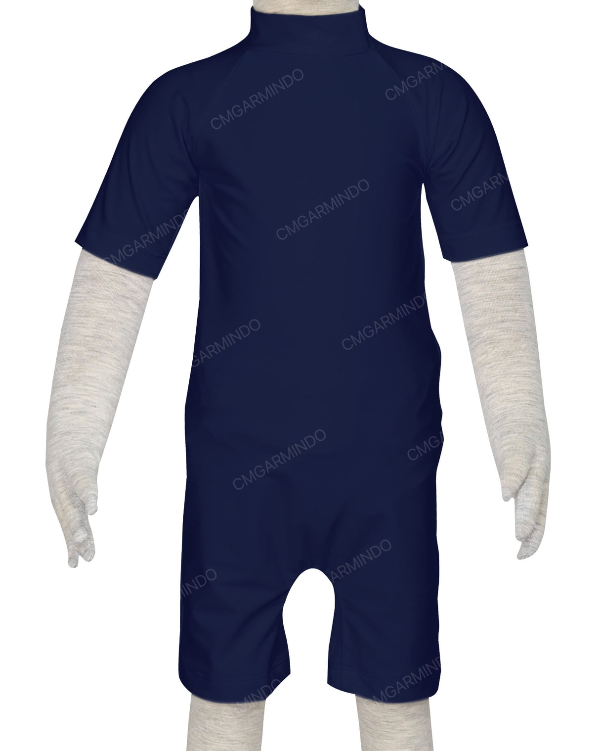 Short Sleeve Zip Back Full Rashie